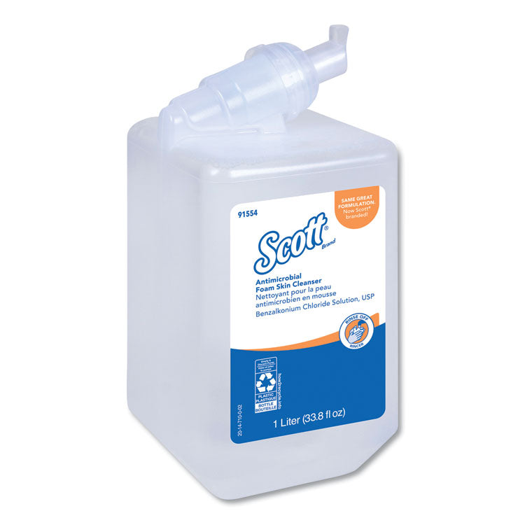 Antimicrobial Foam Skin Cleanser, Fresh Scent, 1,000 mL Bottle