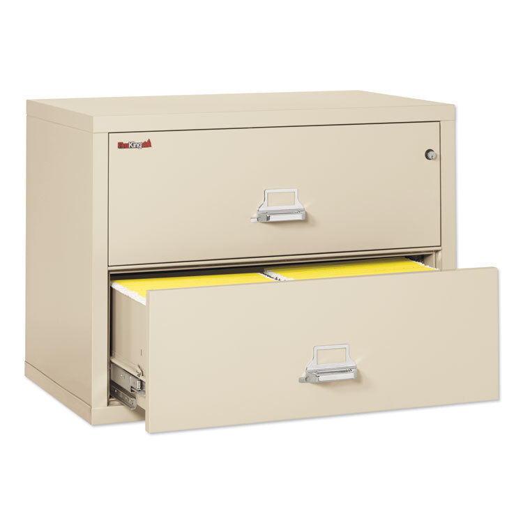 Insulated Lateral File, 2 Legal/Letter-Size File Drawers, Parchment, 37.5" x 22.13" x 27.75"