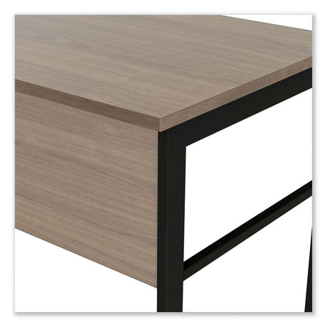 Urban Series L- Shaped Desk, 59  x 59  x 29.5 , Natural Walnut