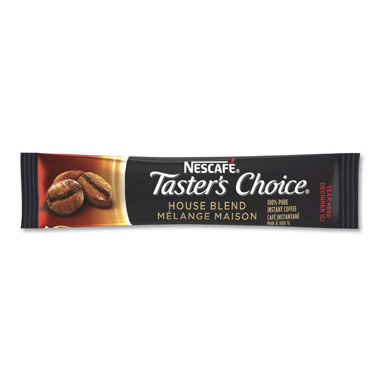 Taster s Choice House Blend Instant Coffee, 0.1oz Stick, 6/Box, 12Box/Carton