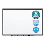 Classic Series Nano-Clean Dry Erase Board, 36 x 24, White Surface, Black Aluminum Frame