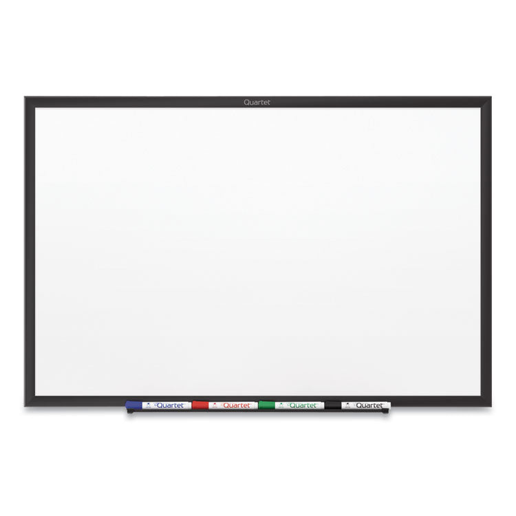 Classic Series Nano-Clean Dry Erase Board, 36 x 24, White Surface, Black Aluminum Frame