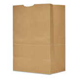 Grocery Paper Bags, 75 lb Capacity, 1/6 BBL, 12  x 7  x 17 , Kraft, 400 Bags