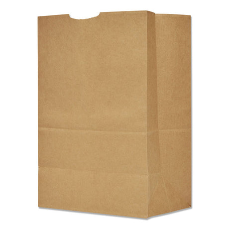 Grocery Paper Bags, 75 lb Capacity, 1/6 BBL, 12  x 7  x 17 , Kraft, 400 Bags