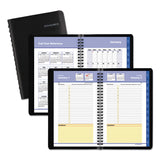 800 Range Weekly/Monthly Appointment Book, 11 x 8.25, Black Cover, 12-Month (Jan to Dec): 2025