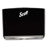 Scottfold Folded Towel Dispenser, 10.75 x 4.75 x 9, Black