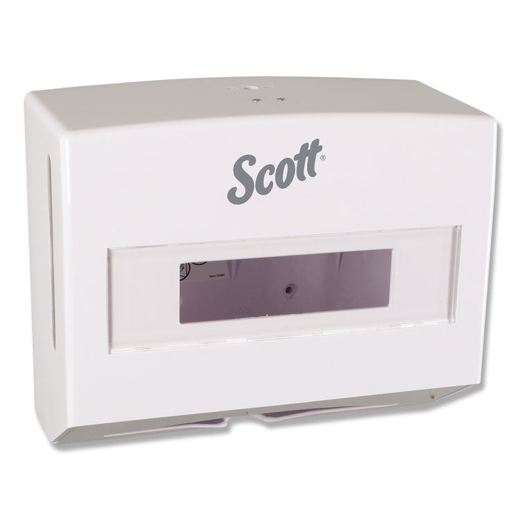 Scottfold Folded Towel Dispenser, 10.75 x 4.75 x 9, White