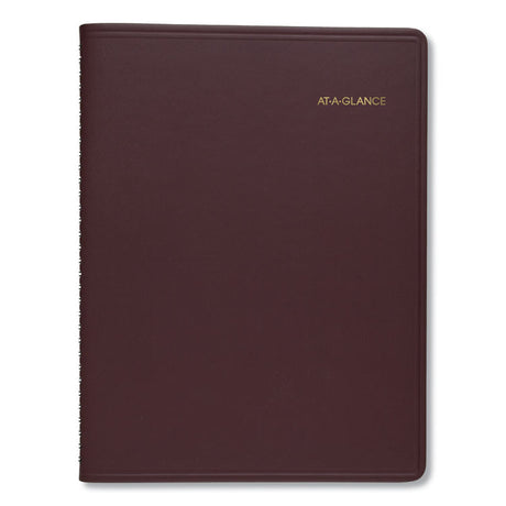 Monthly Planner, 11 x 9, Winestone Cover, 15-Month: Jan 2025 to Mar 2026