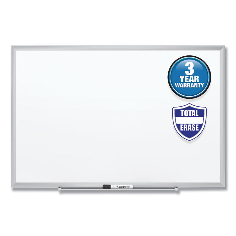 Classic Series Total Erase Dry Erase Boards, 72 x 48, White Surface, Silver Anodized Aluminum Frame