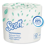 Essential Standard Roll Bathroom Tissue for Business, Septic Safe, 2-Ply, White, 550 Sheets/Roll