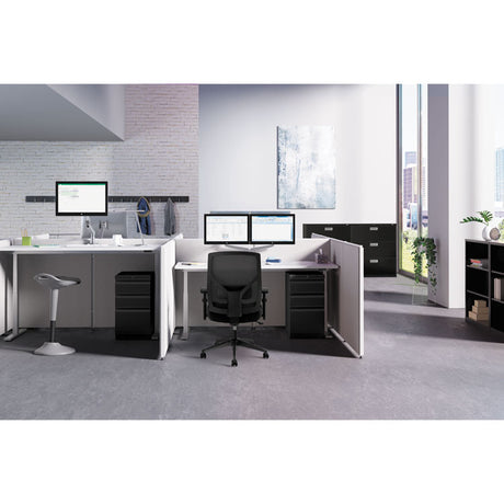 Verse Office Panel, 36w x 42h, Gray