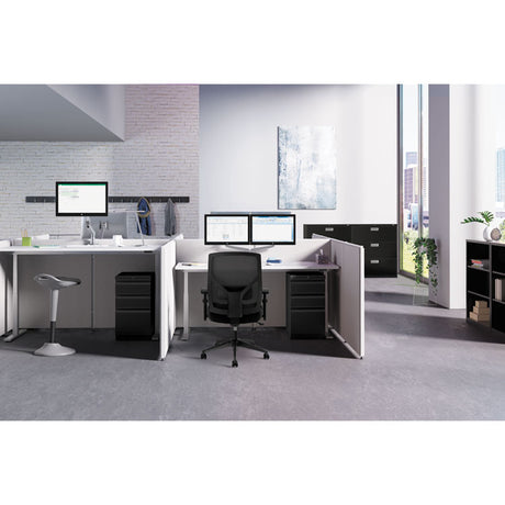 Verse Office Panel, 48w x 60h, Gray