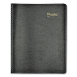 Essential Collection Weekly Appointment Book in Columnar Format, 11 x 8.5, Black Cover, 12-Month (Jan to Dec): 2025