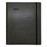 Soft Touch 17-Month Planner, 10.88 x 8.5, Black Cover, 17-Month: Aug 2024 to Dec 2025