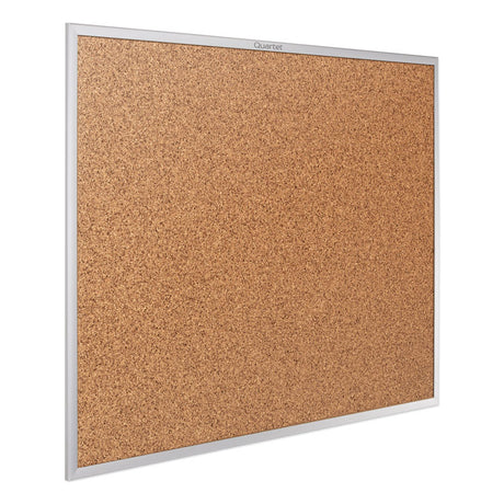 Classic Series Cork Bulletin Board, 96 x 48, Tan Surface, Silver Anodized Aluminum Frame