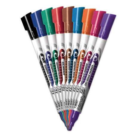 Intensity Advanced Dry Erase Marker, Pocket-Style, Medium Bullet Tip, Assorted Colors, Dozen