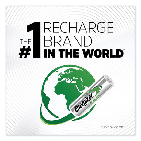 NiMH Rechargeable AA Batteries, 1.2 V, 8/Pack