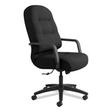 Pillow-Soft 2090 Series Executive High-Back Swivel/Tilt Chair, Supports Up to 300 lb, 17" to 21" Seat Height, Black