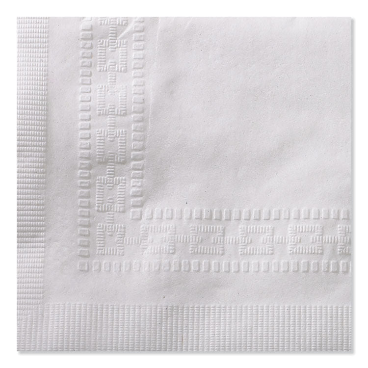 Advanced Dinner Napkins, 2-Ply, 15  x 17 , 1/8 Fold, White, 100/PK, 28 PK/CT