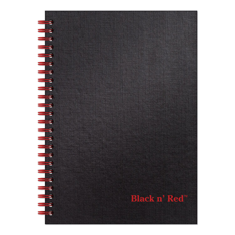 Hardcover Twinwire Notebooks, SCRIBZEE Compatible, 1-Subject, Wide/Legal Rule, Black Cover, (70) 8.25 x 5.88 Sheets