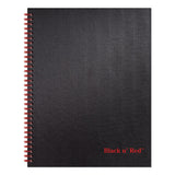 Hardcover Twinwire Notebooks, SCRIBZEE Compatible, 1-Subject, Wide/Legal Rule, Black Cover, (70) 11 x 8.5 Sheets