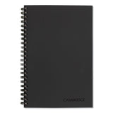 Wirebound Guided QuickNotes Notebook, 1-Subject, List-Management Format, Dark Gray Cover, (80) 8 x 5 Sheets