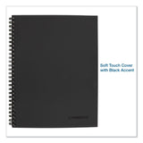 Wirebound Guided Action Planner Notebook, 1-Subject, Project-Management Format, Dark Gray Cover, (80) 9.5 x 7.5 Sheets