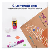 Permanent Glue Stic, 1.27 oz, Applies White, Dries Clear