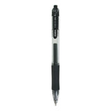 Sarasa Dry Gel X20 Gel Pen, Retractable, Medium 0.7 mm, Black Ink, Clear/Black Barrel, 36/Pack