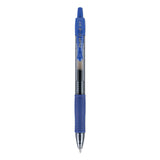 G2 Premium Gel Pen Convenience Pack, Retractable, Fine 0.7 mm, Blue Ink, Smoke/Blue Barrel, 36/Pack