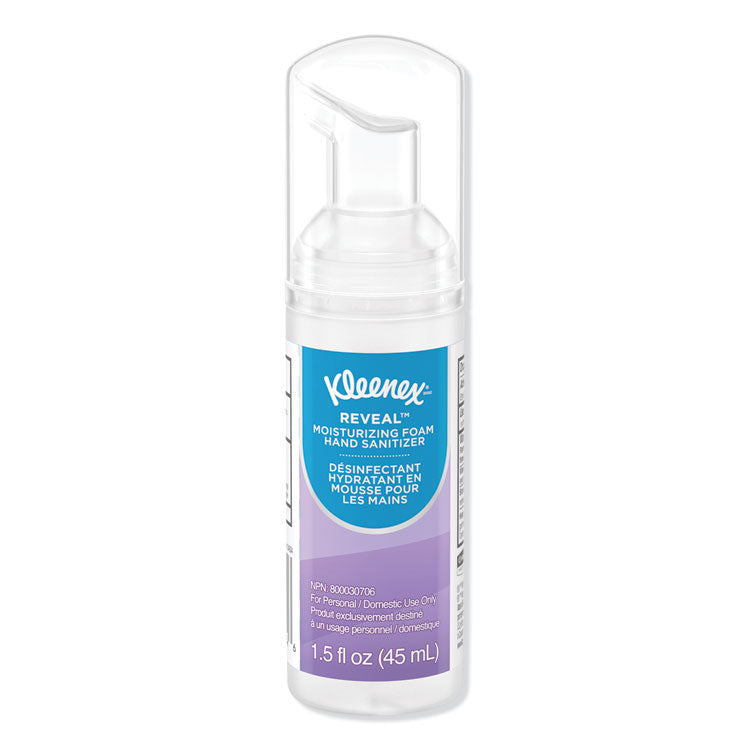 Ultra Moisturizing Foam Hand Sanitizer, 1.5 oz Pump Bottle, Unscented, 24/Carton
