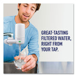On Tap Faucet Water Filter System, White