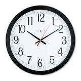 Gallery Wall Clock, 16" Overall Diameter, Black Case, 1 AA (sold separately)