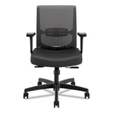 Convergence Mid-Back Task Chair, Synchro-Tilt and Seat Glide, Supports Up to 275 lb, Black