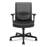 Convergence Mid-Back Task Chair, Swivel-Tilt, Supports Up to 275 lb, 15.75" to 20.13" Seat Height, Black