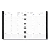 Contemporary Weekly/Monthly Planner, Vertical-Column Format, 11 x 8.25, Graphite Cover, 12-Month (Jan to Dec): 2025