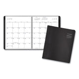 Contemporary Monthly Planner, Premium Paper, 11 x 9, Graphite Cover, 12-Month (Jan to Dec): 2025