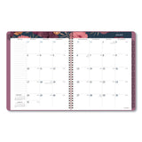 Dark Romance Weekly/Monthly Planner, Floral Artwork, 11 x 8.5, Multicolor Cover, 13-Month: Jan 2025 to Jan 2026