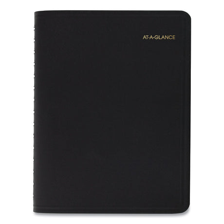 Four-Person Group Daily Appointment Book, 11 x 8, Black Cover, 12-Month (Jan to Dec): 2025