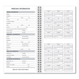 Weekly Appointment Book Refill Hourly Ruled, 6.25 x 3.25, White Sheets, 12-Month (Jan to Dec): 2024