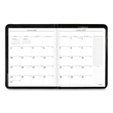 Executive Monthly Padfolio, 11 x 9, Black Cover, 13-Month: Jan 2025 to Jan 2026