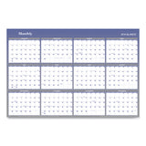 Vertical/Horizontal Erasable Quarterly/Monthly Wall Planner, 32 x 48, 12-Month (Jan to Dec): 2025