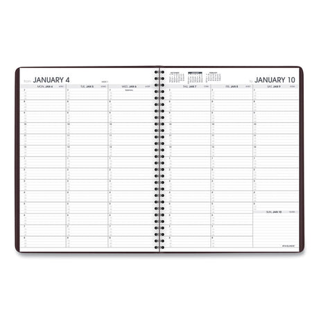 Weekly Appointment Book, 11 x 8.25, Winestone Cover, 13-Month: Jan 2025 to Jan 2026