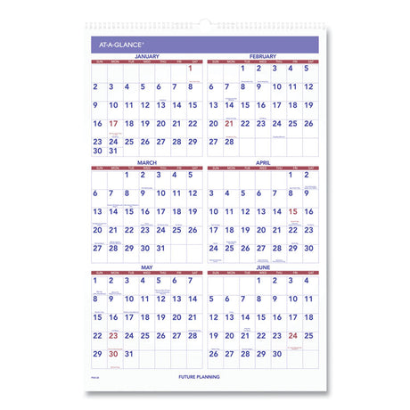 Monthly Wall Calendar with Ruled Daily Blocks, 15.5 x 22.75, White Sheets, 12-Month (Jan to Dec): 2025