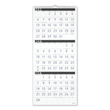 Three-Month Reference Wall Calendar, Contemporary Artwork/Formatting, 12 x 27, White Sheets, 15-Month: Dec 2024 to Feb 2026