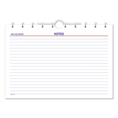 Move-A-Page Three-Month Wall Calendar, 12 x 27, White/Red/Blue Sheets, 15-Month: Dec 2024 to Feb 2026