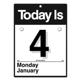 Today Is Wall Calendar, 6.63 x 9.13, White Sheets, 12-Month (Jan to Dec): 2025