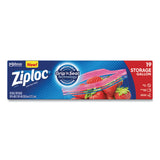 Double Zipper Storage Bags, Triple System Seal, Gallon, 9.6  x 12.1 , Clear, 19 Bags/Box, 12 Boxes/Carton