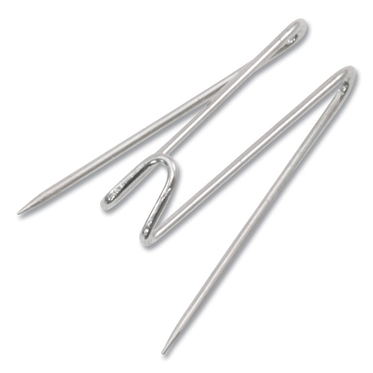 Panel Wall Wire Hooks, Silver, 25 Hooks/Pack