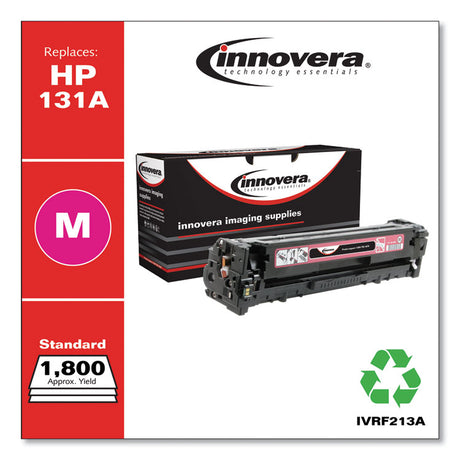 Remanufactured Magenta Toner, Replacement for 131A (CF213A), 1,800 Page-Yield